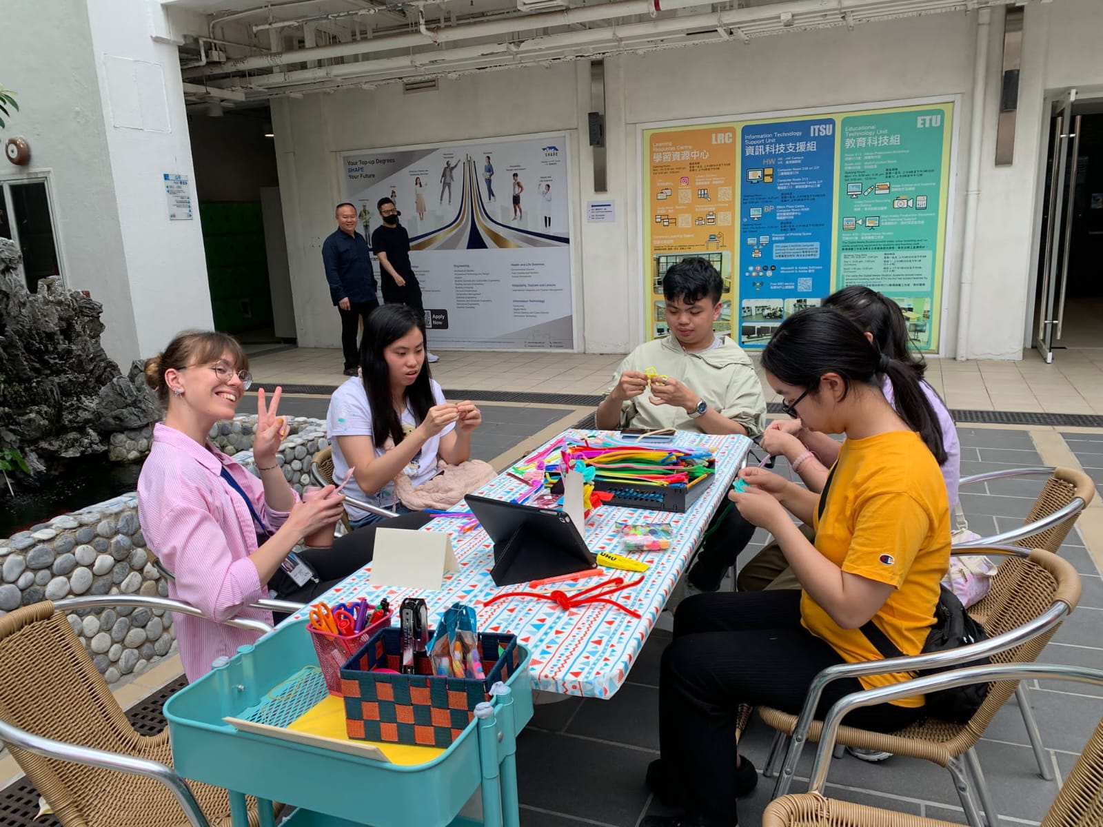 Wellbeing craft outreach activity