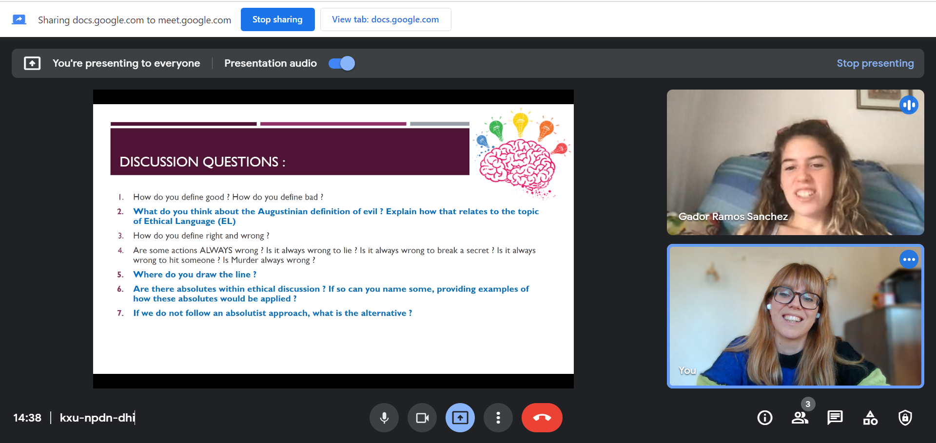 A-Level Religious Studies — Meta-ethics lesson