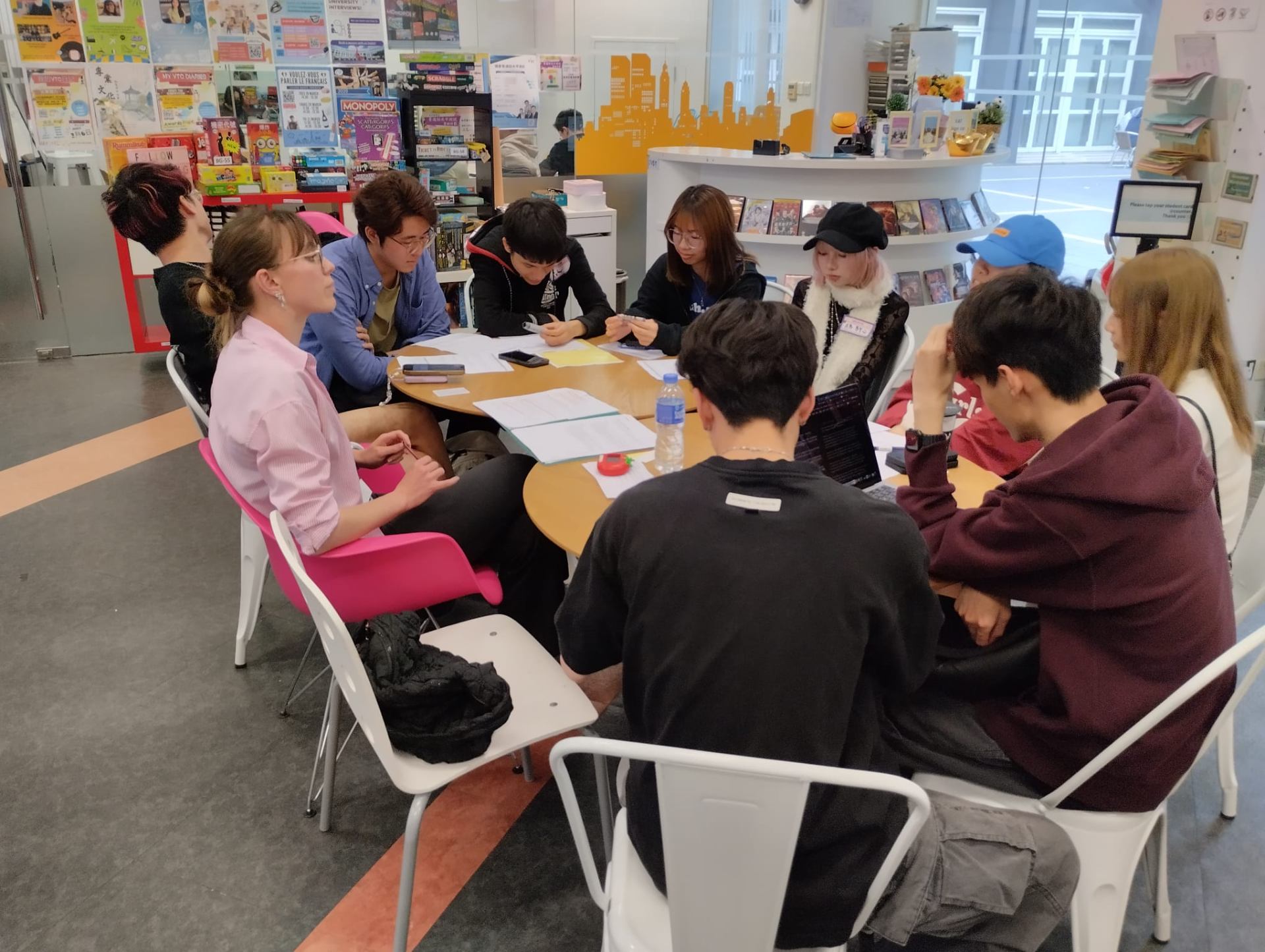 Group interview training session
