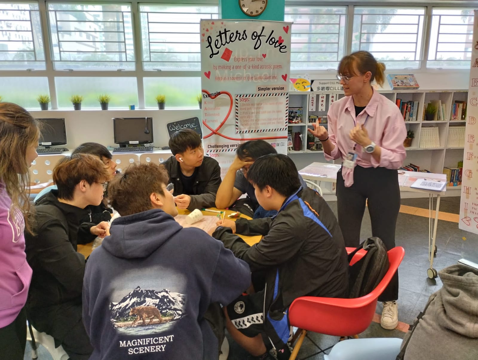 'Letters of Love' acrostic-poem workshop